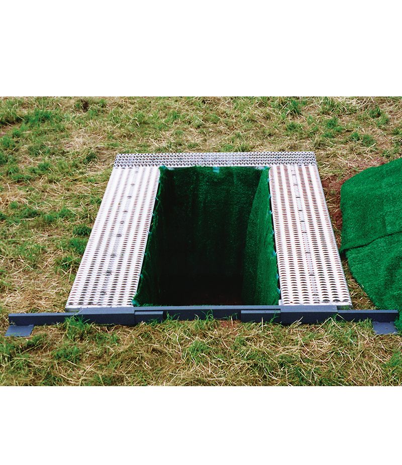 Grabmattenset mit Haken, 120 cm tief hängend