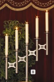 Leuchter, 5-lichtig, schräge Form