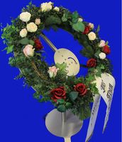 Vario-Kranzhalter aus Edelstahl 