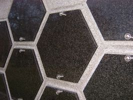 Urnenfachabdeckung "Hexagon"