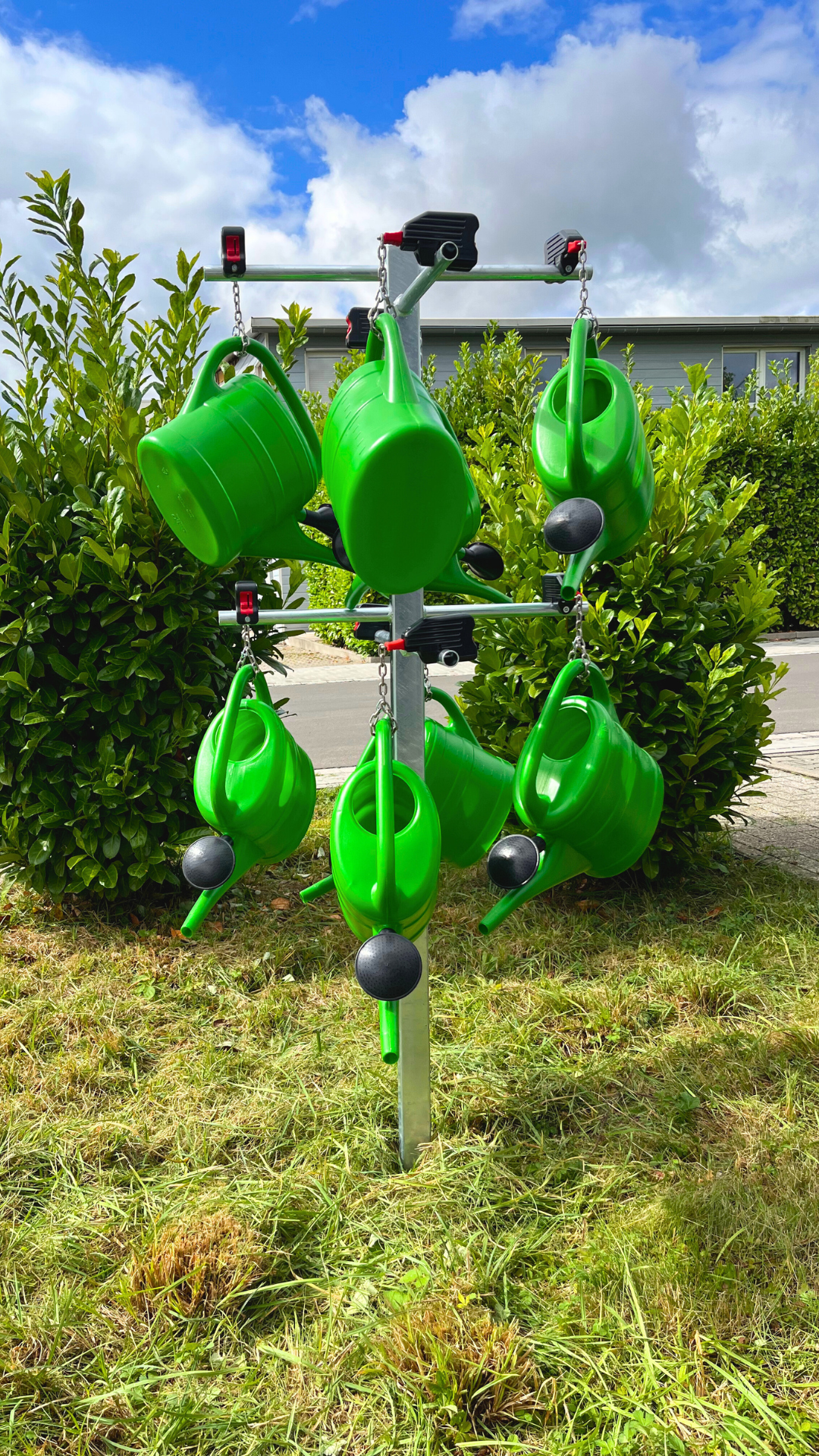 Gießkannenständer mit 4, 5, 6 oder 8 Kannen wählbar