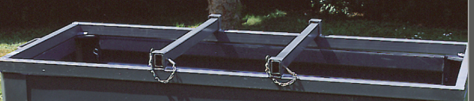 Schlagrahmen mit 2 Hubtraversen