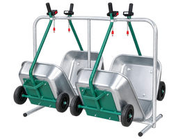 Pfandstation mit 4 Wagen