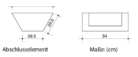 Blumenkübel „Hexagon“