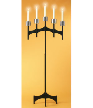 Stand-Mittelleuchter „Attika“, 5-lichtig 