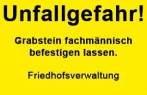 Grabsteinaufkleber
