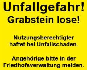 Grabsteinaufkleber