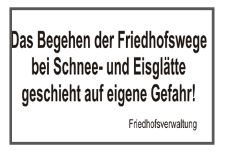Aluminiumschild
