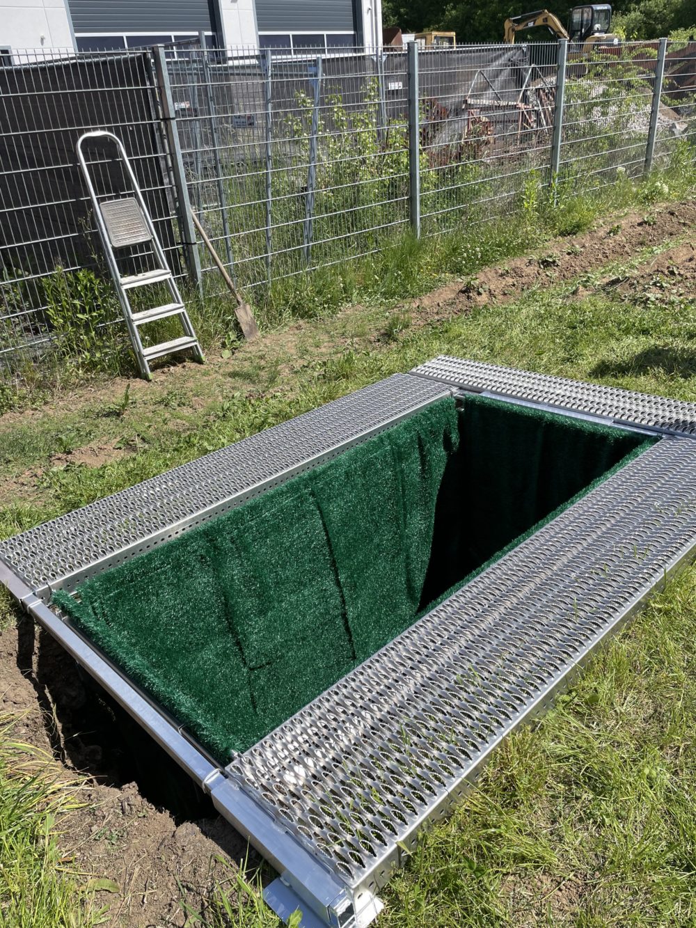 Grabmatten Typ „K“, mit teleskopierbaren Stangen – Bild 4