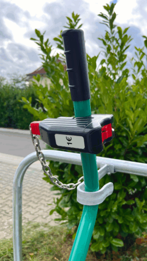Pfandstation mit 1 Wagen